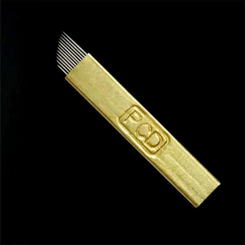 Embroidery Eyebrow - Agulhas manuais de microblading, lâminas tebori,