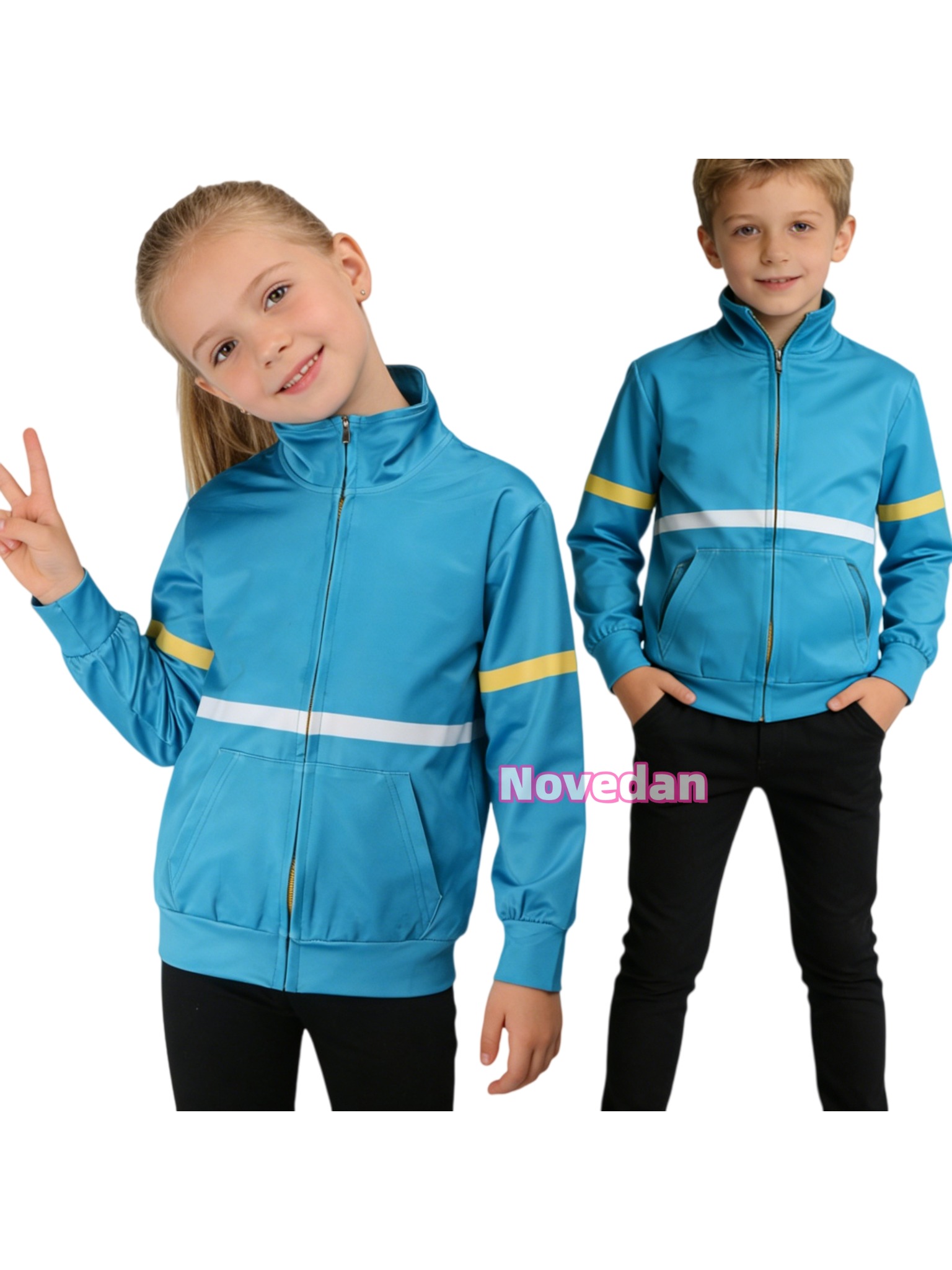 Embroidery Zip Up Hoodie - Fantasia de Cosplay da Max Mayfield