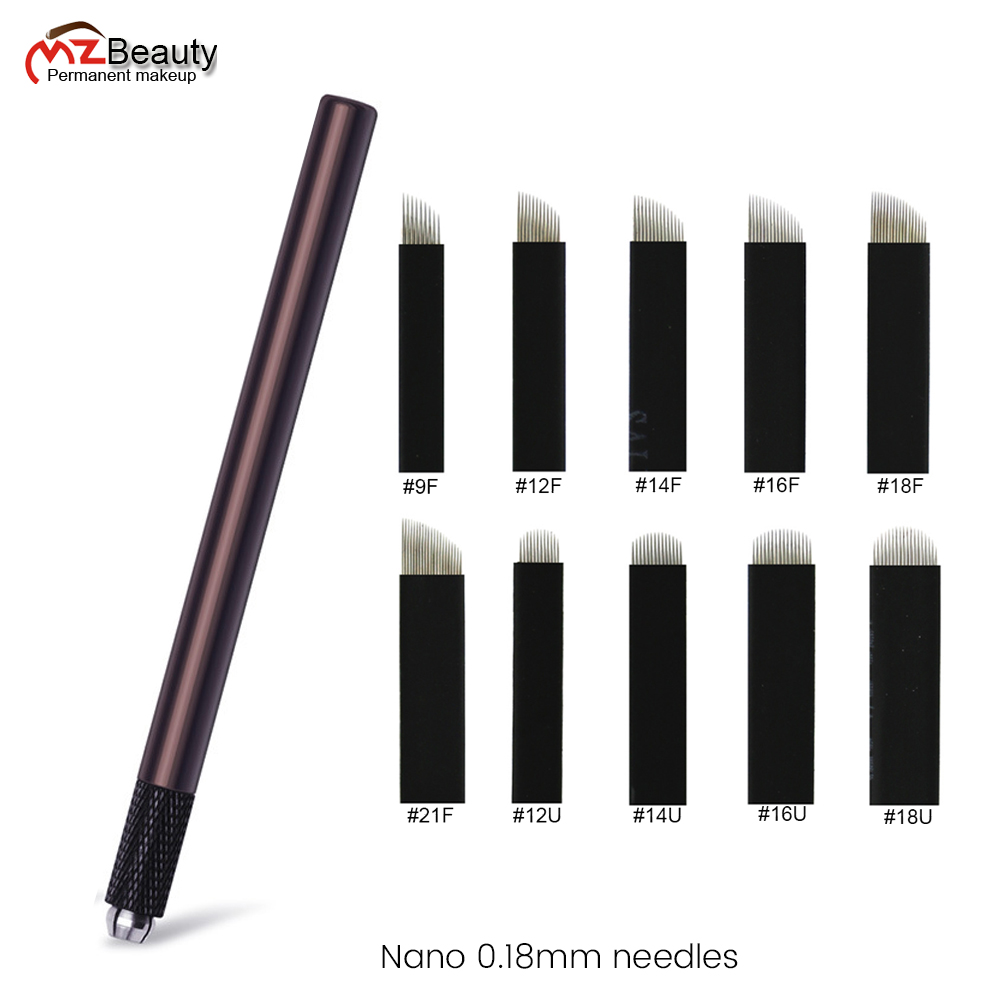 Embroidery Eyebrow - Microblading Needles Pen Sets, Microblade Bordado,
