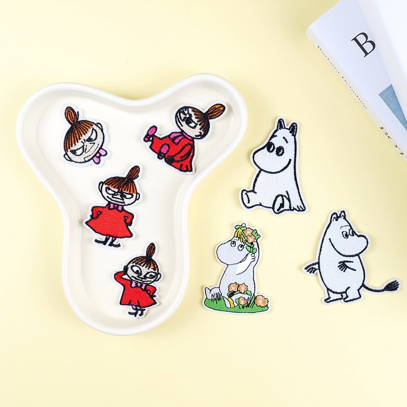 Embroidery Patches - Patches Bordados de Desenhos Animados Moomin
