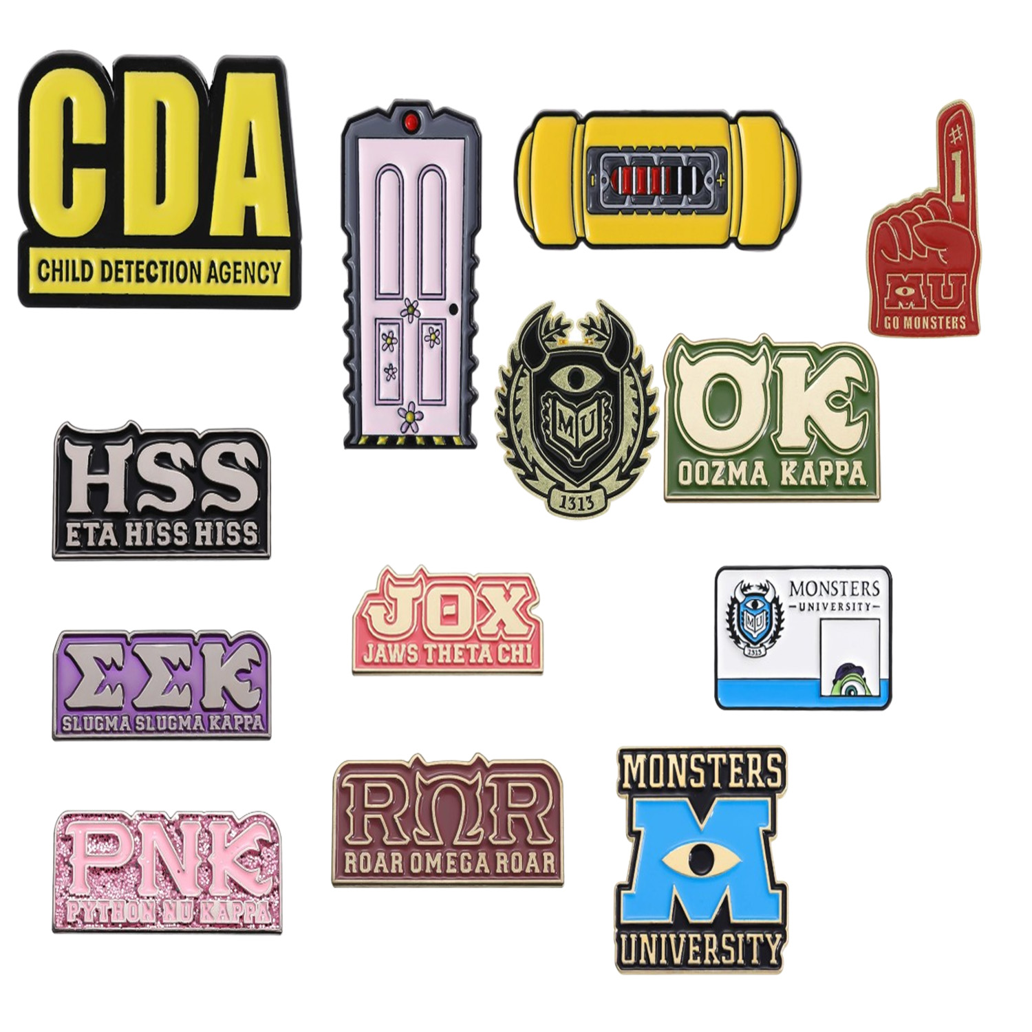 Embroidery Initials - Broche de metal série de letras