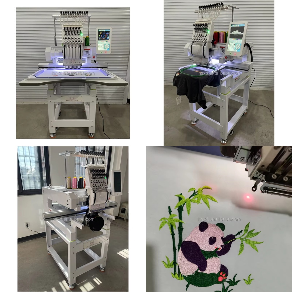 Embroidery Machines - Máquina de Bordar Computadorizada de Cabeça