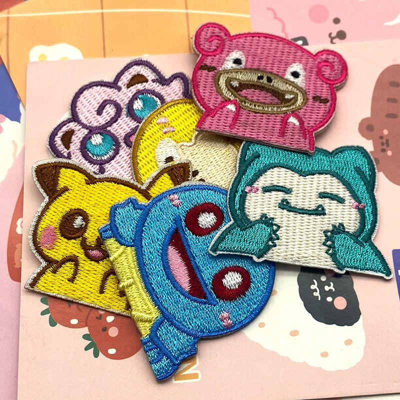 Embroidery Patches - Patch Bordado Autoadesivo Pokémon Anime para