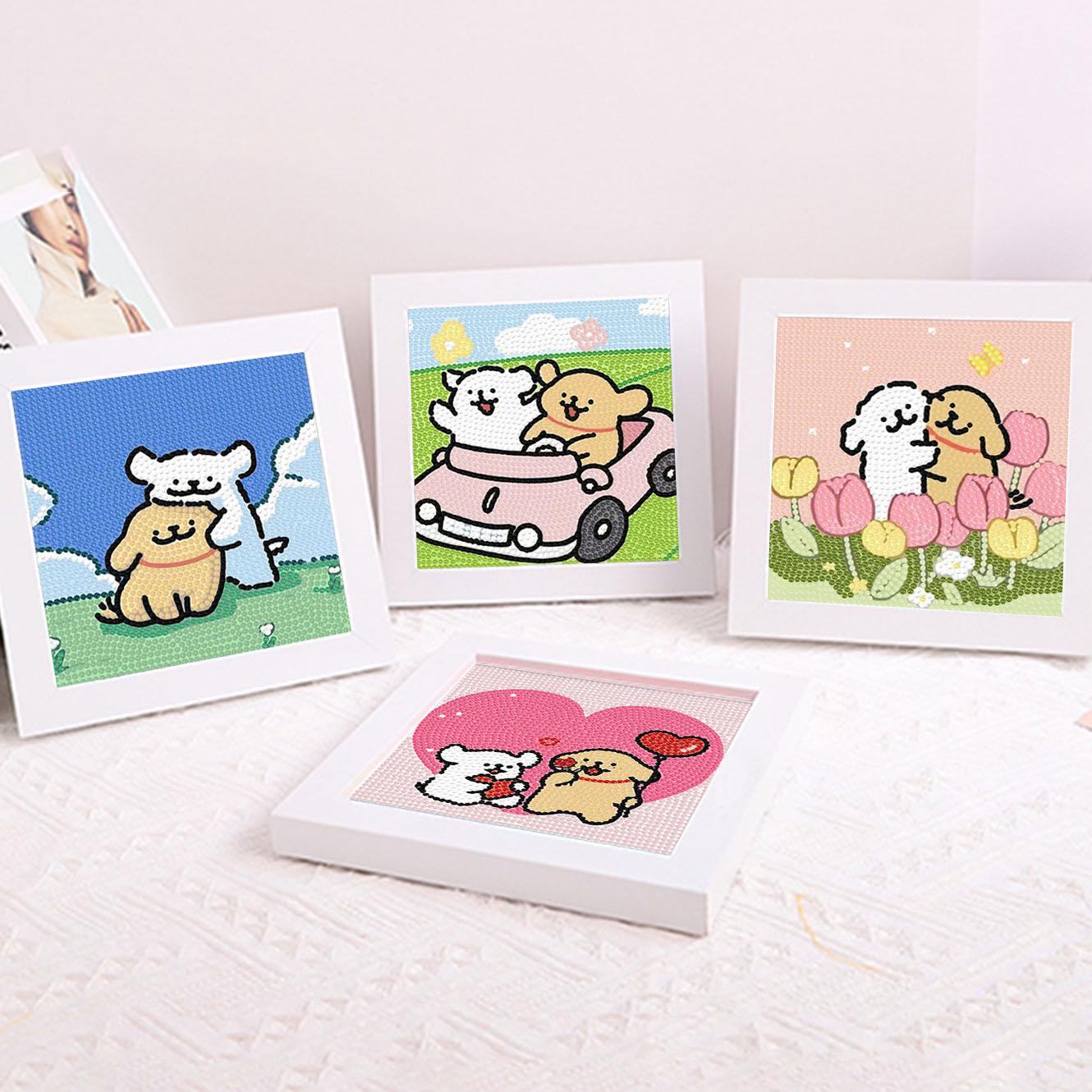 Embroidery Frame - Pintura Decorativa 5D DIY com Moldura