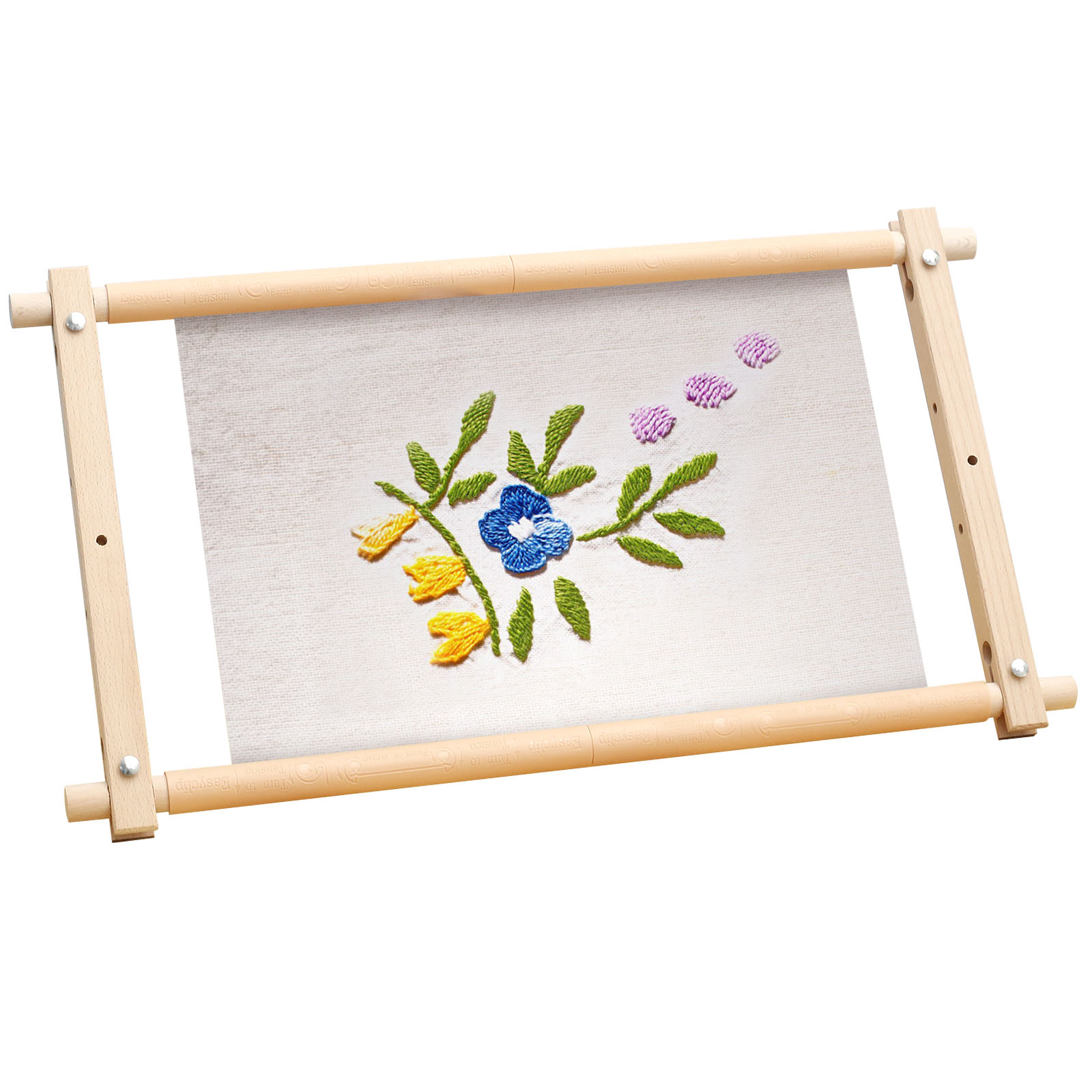 Embroidery Hoop Square - Suporte de Bordado em Madeira de