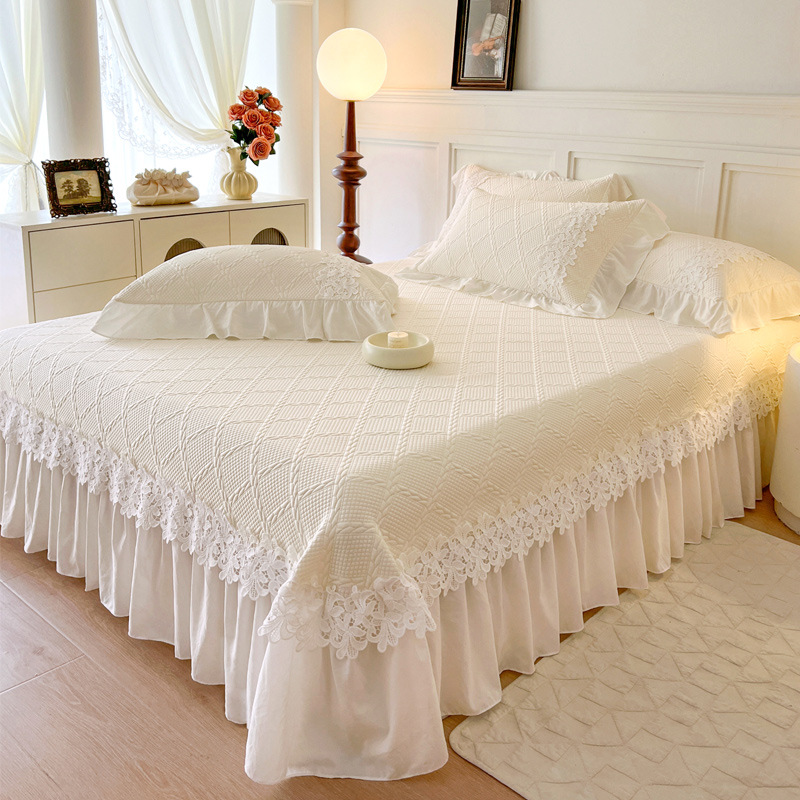 Embroidery Quilt Cover - Conjunto de colcha de resfriamento de