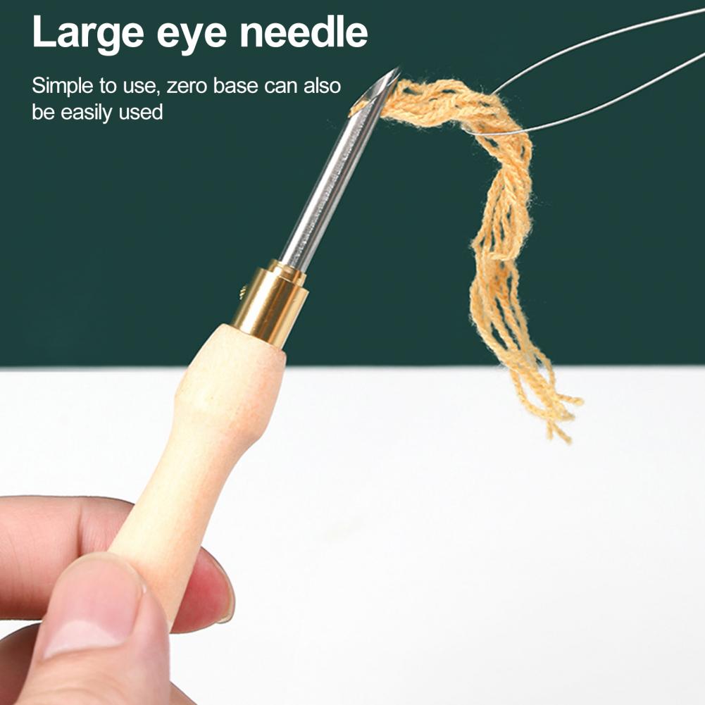 Punch Needle Handle - Agulha de bordado com cabo de