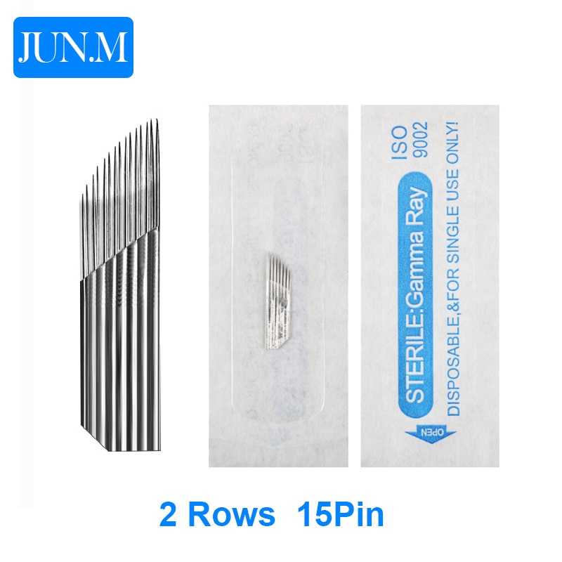 Embroidery Eyebrow - 50 pçs esterilizado descartável microblading sobrancelha