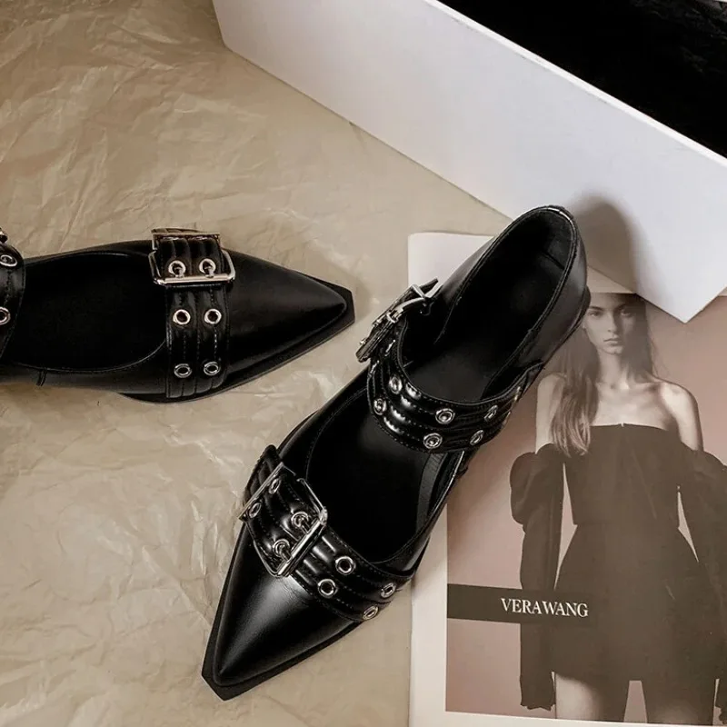 Embroidery Flat Shoes - Sapatos femininos designer de luxo bombas