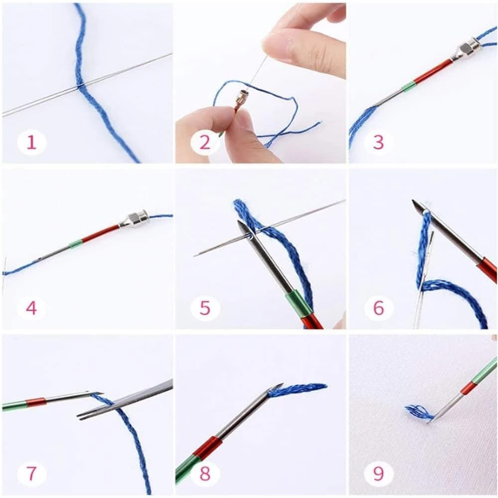 1 conjunto kit de ferramentas  - Punch Needle Handle avaliação e preço