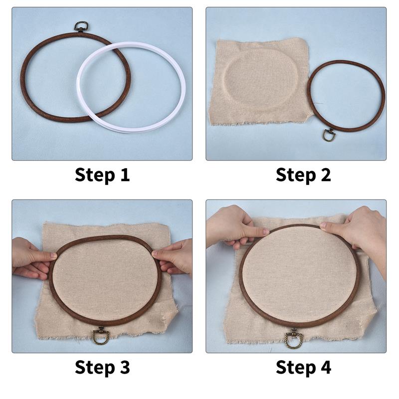 Conjunto De Moldura De Aros Bo - Embroidery Hoop Square avaliação e preço