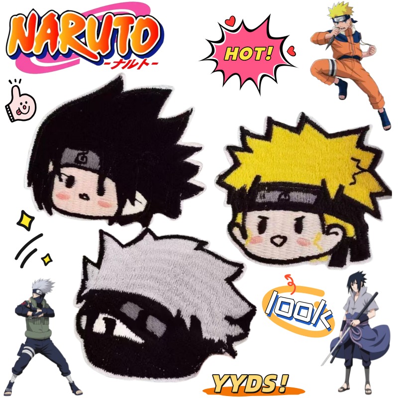 NARUTO Uzumaki Naruto Uchiha S - Embroidery Patches avaliação e preço