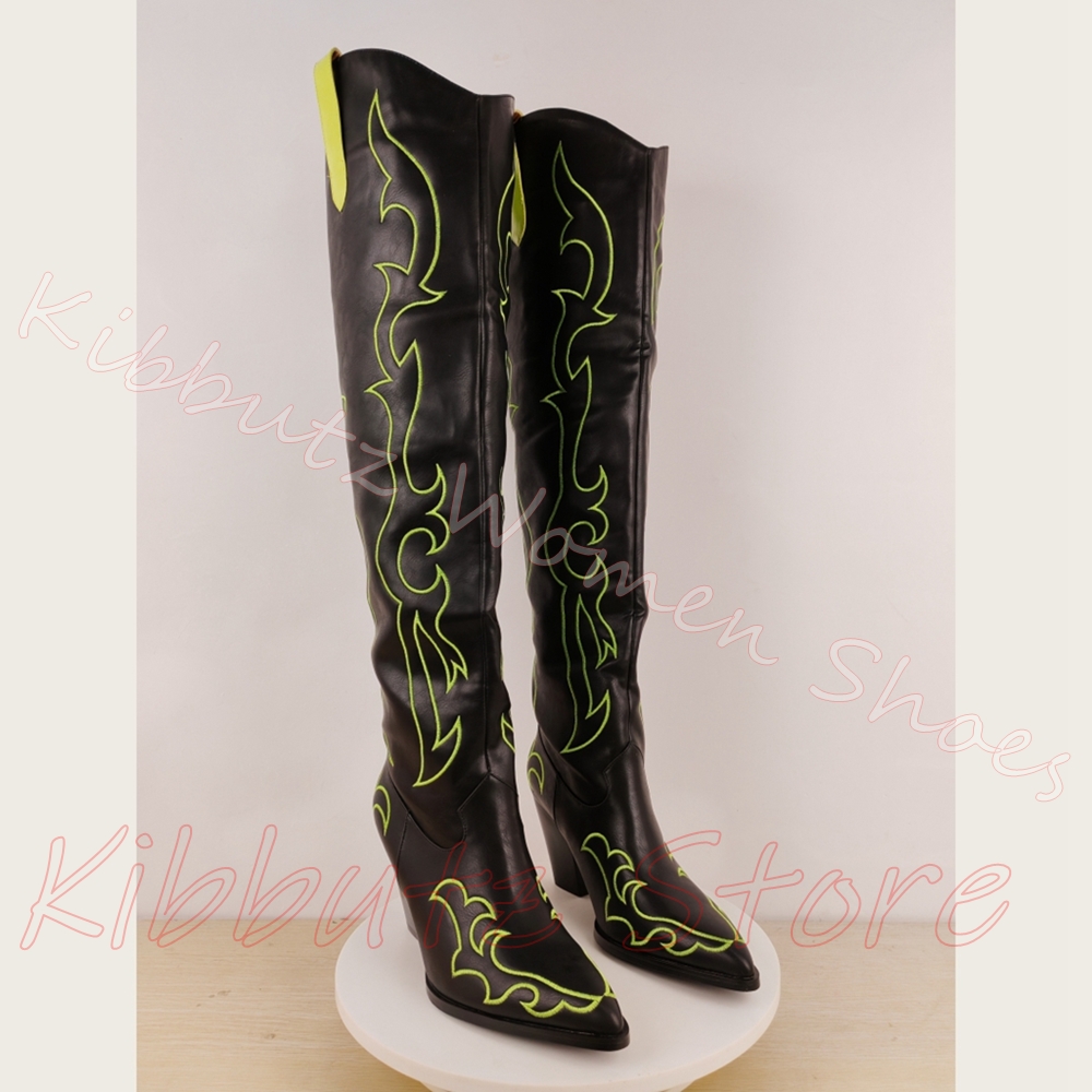 Botas Femininas Country Bordad - Embroidery On Leather avaliação e preço