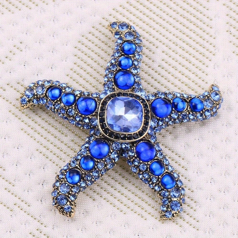 1 broche vintage de luxo com e - Embroidery Whale avaliação e preço