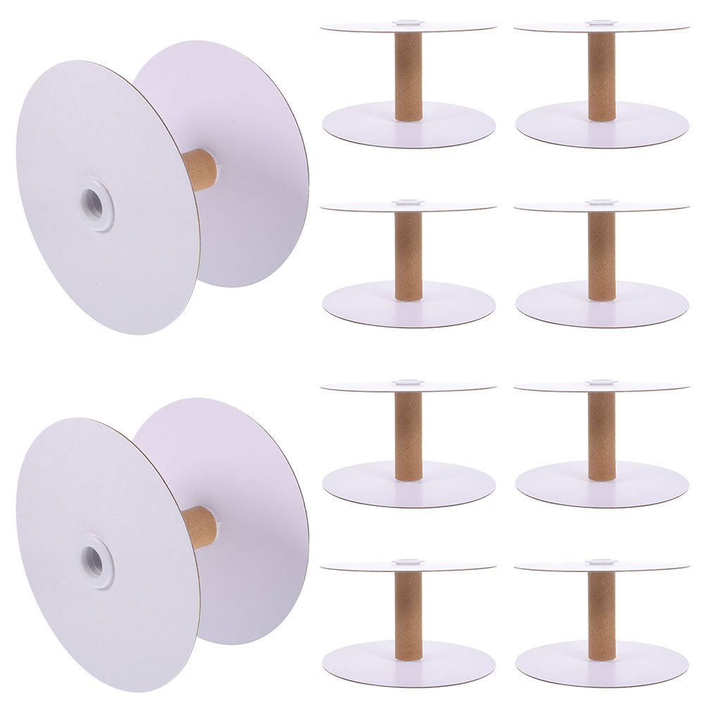 12 Peças de Bobinas de Papel p - Embroidery Thread Yarn avaliação e preço