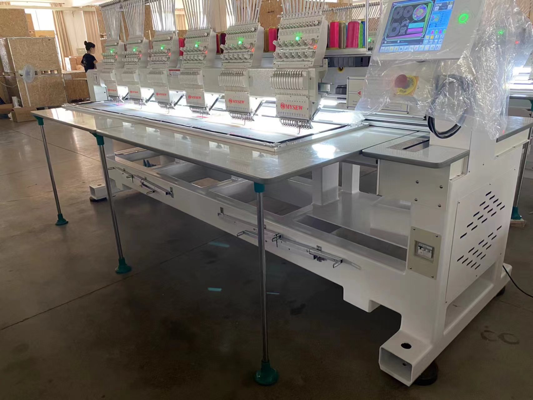 Máquina de Bordar Industrial A - Embroidery Hat Machine avaliação e preço