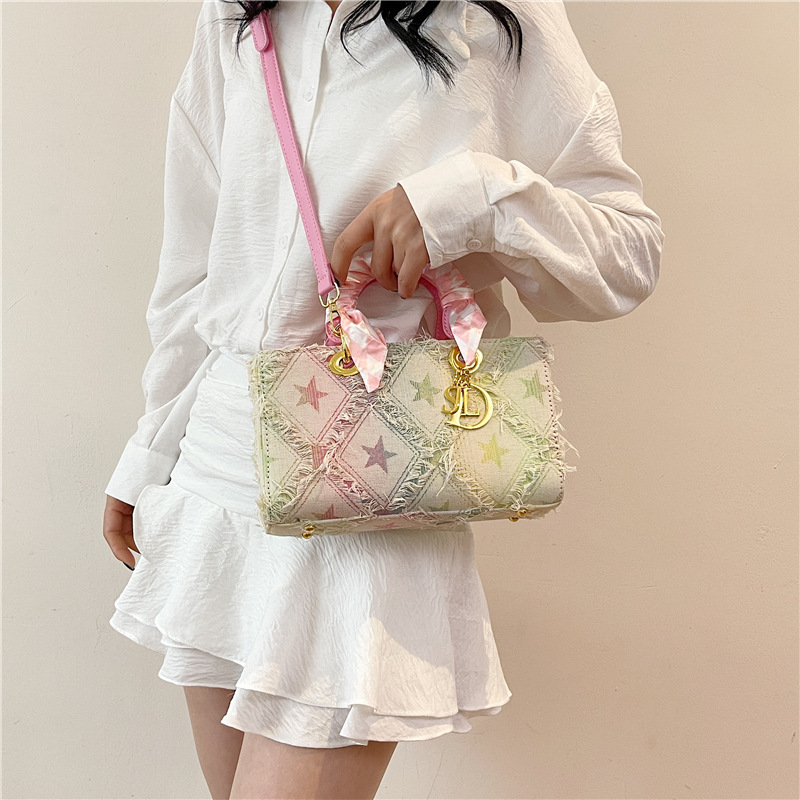 Y2K Bolsa feminina nova estrel - Embroidery Font avaliação e preço