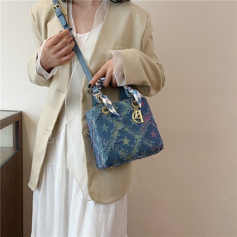 Y2K Bolsa feminina nova estrel - Embroidery Font avaliação e preço