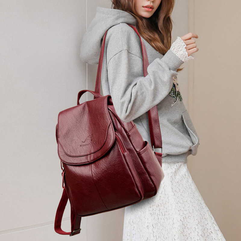 9 cores mulheres mochilas de c - Embroidery Font avaliação e preço