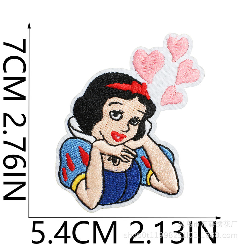 15 pçs neve princesa bordado r - Embroidery Patches avaliação e preço