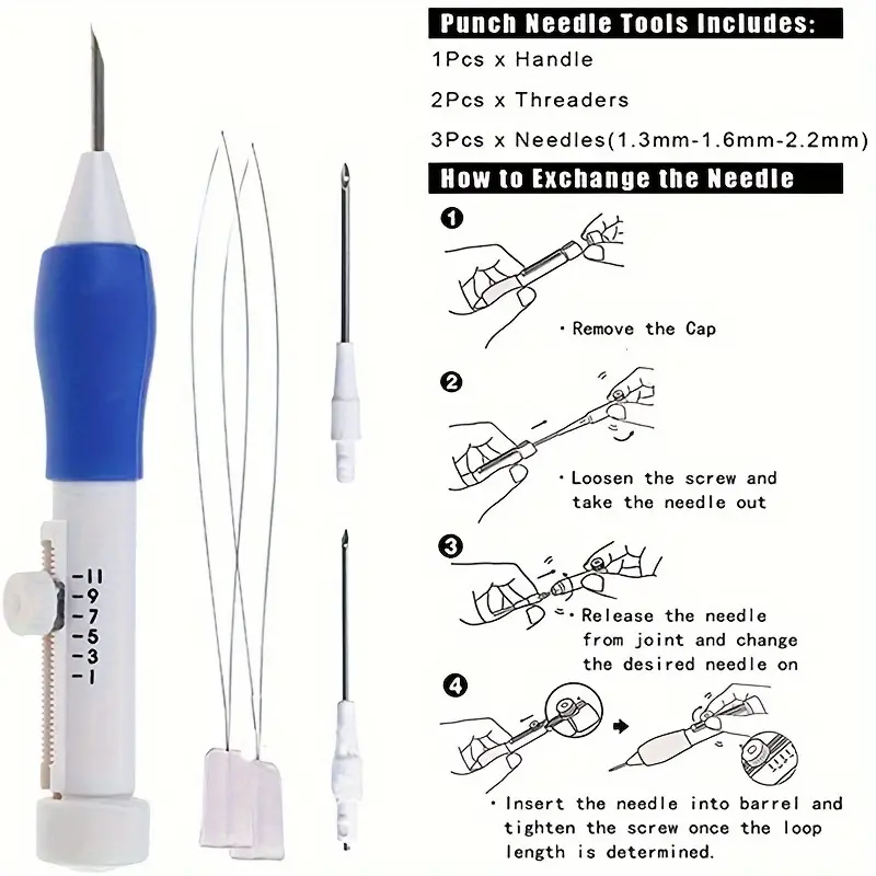 Kit de bordado para adultos in - Punch Needle Handle avaliação e preço