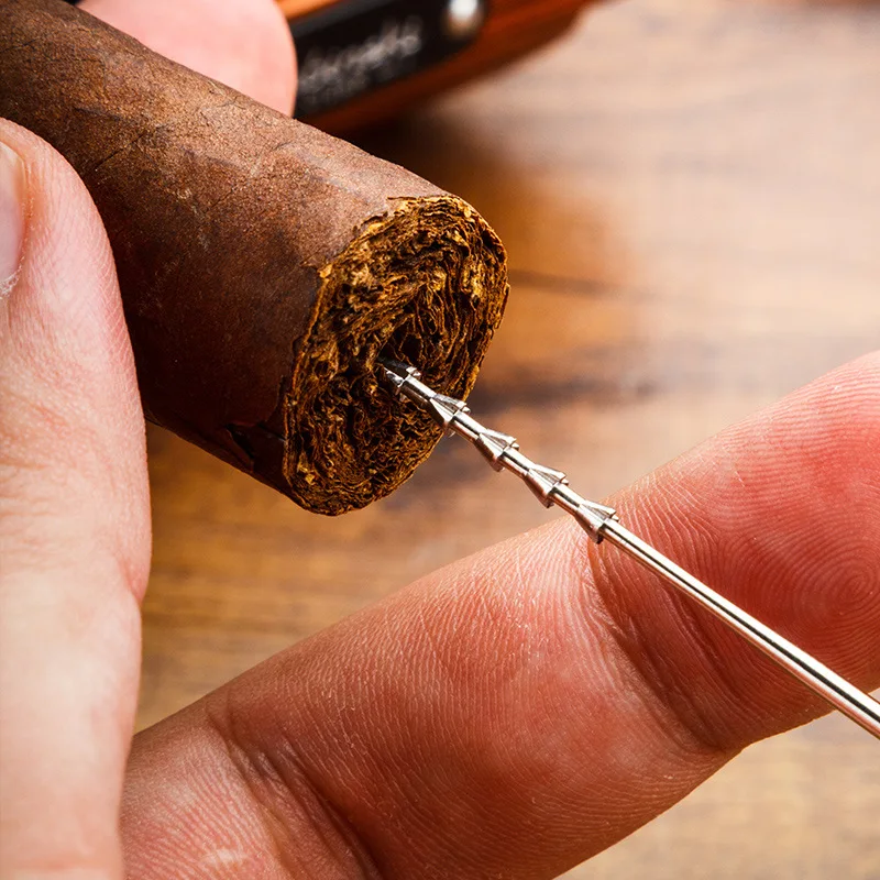 Portable Cigar Draw Enhancer T - Punch Needle Handle avaliação e preço
