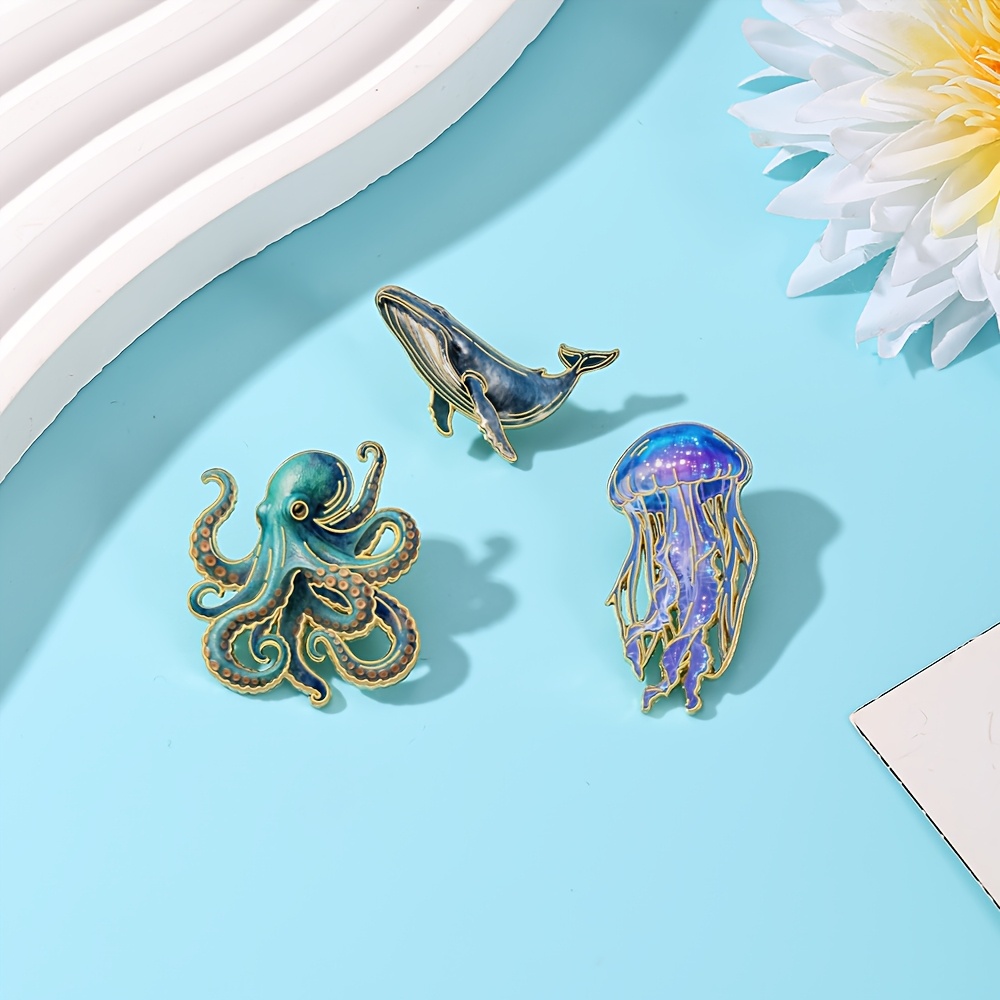 Pin de Esmalte de Alforreca, P - Embroidery Whale avaliação e preço