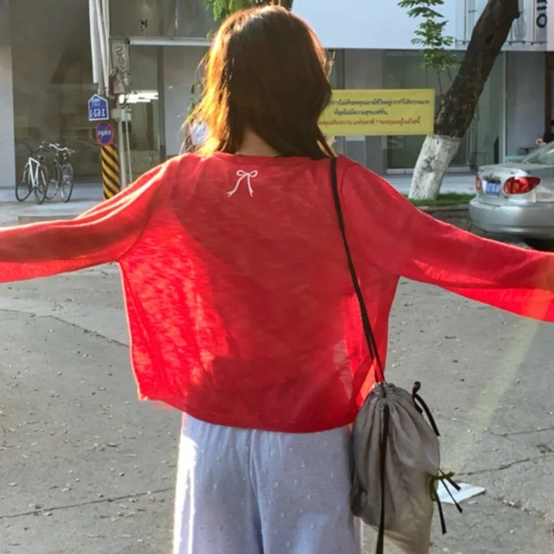 Moda coreana cardigan feminino - Embroidery Thread Yarn avaliação e preço