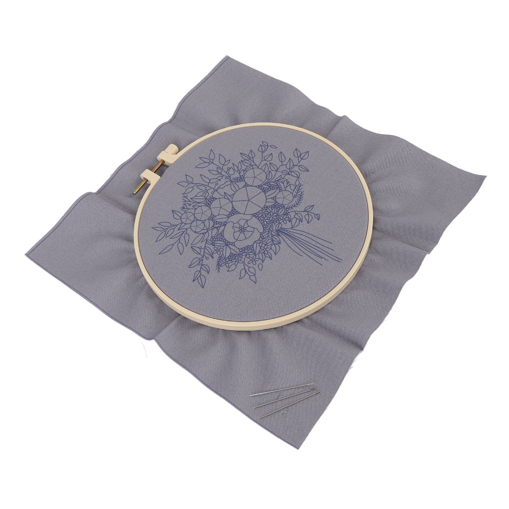 Kit de Bordado com Padrão Impr - Embroidery Design Patterns Flowers avaliação e preço