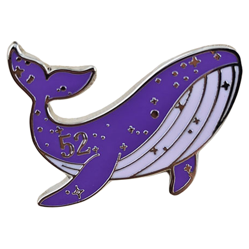 Kpop ARMY 52 Hertz Pin de Esma - Embroidery Whale avaliação e preço