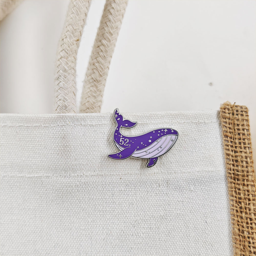 Kpop ARMY 52 Hertz Pin de Esma - Embroidery Whale avaliação e preço