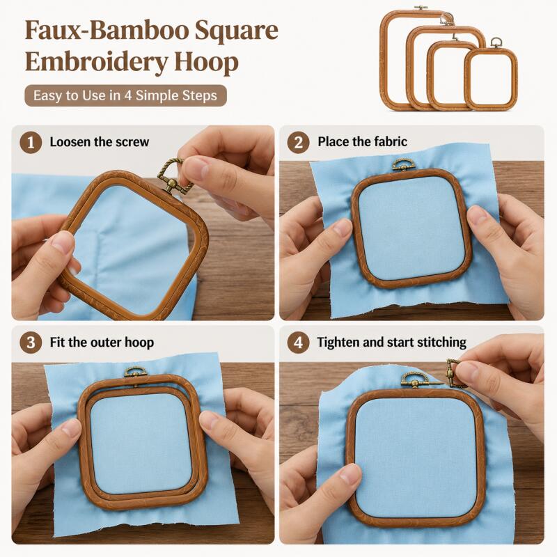 Aros Decorativos Quadrados de  - Embroidery Hoop Square avaliação e preço