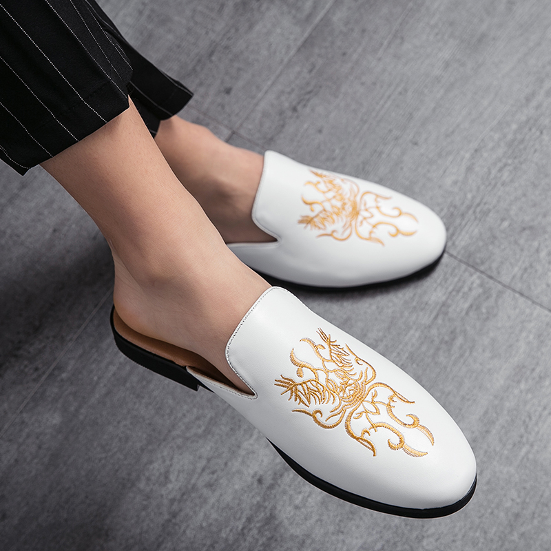 Sapatos de bordado de verão pa - Embroidery On Leather avaliação e preço