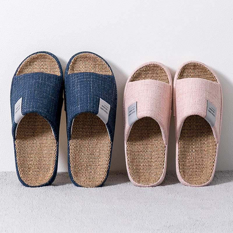 Chinelos de Linho Respiráveis  - Embroidery Flat Shoes avaliação e preço