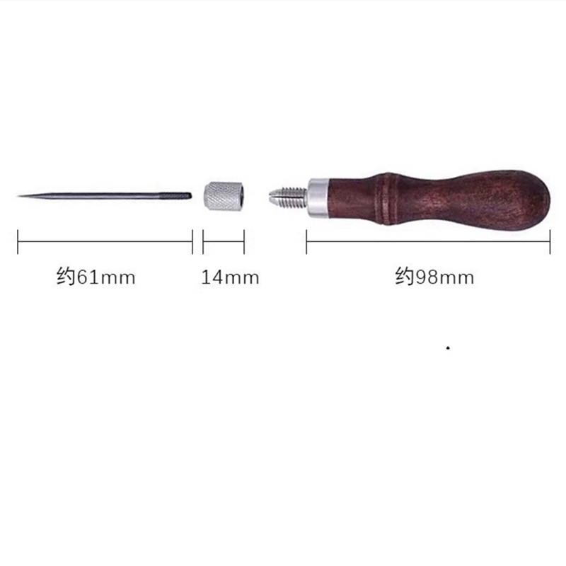Conjunto de Furadores de Couro - Punch Needle Handle avaliação e preço