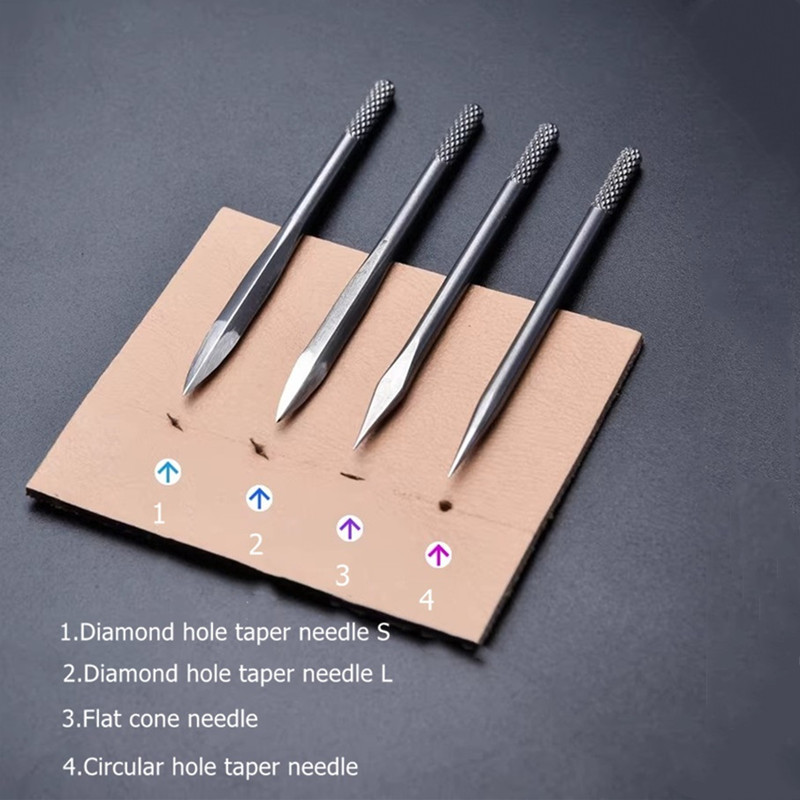 Conjunto de Furadores de Couro - Punch Needle Handle avaliação e preço