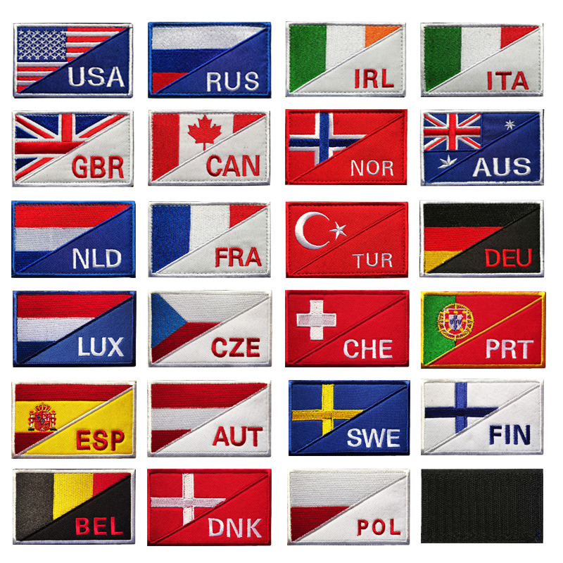 Remendo nacional da bandeira c - Embroidery Uk avaliação e preço