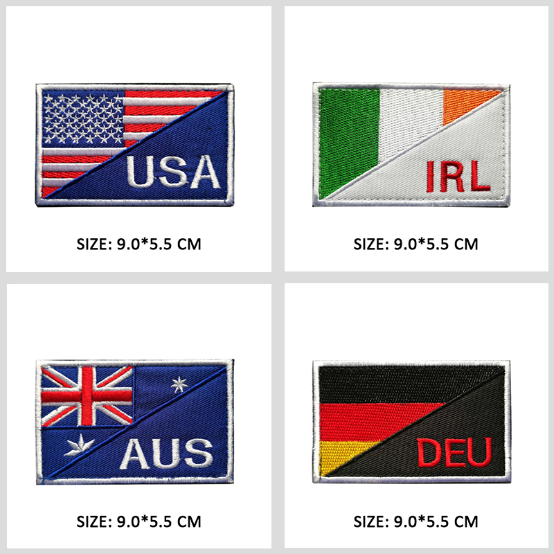 Remendo nacional da bandeira c - Embroidery Uk avaliação e preço