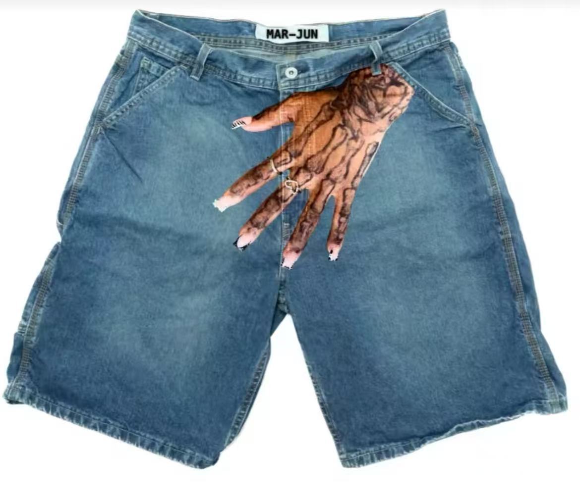 Shorts Jeans Feminino Deeptown - Embroidery Font avaliação e preço