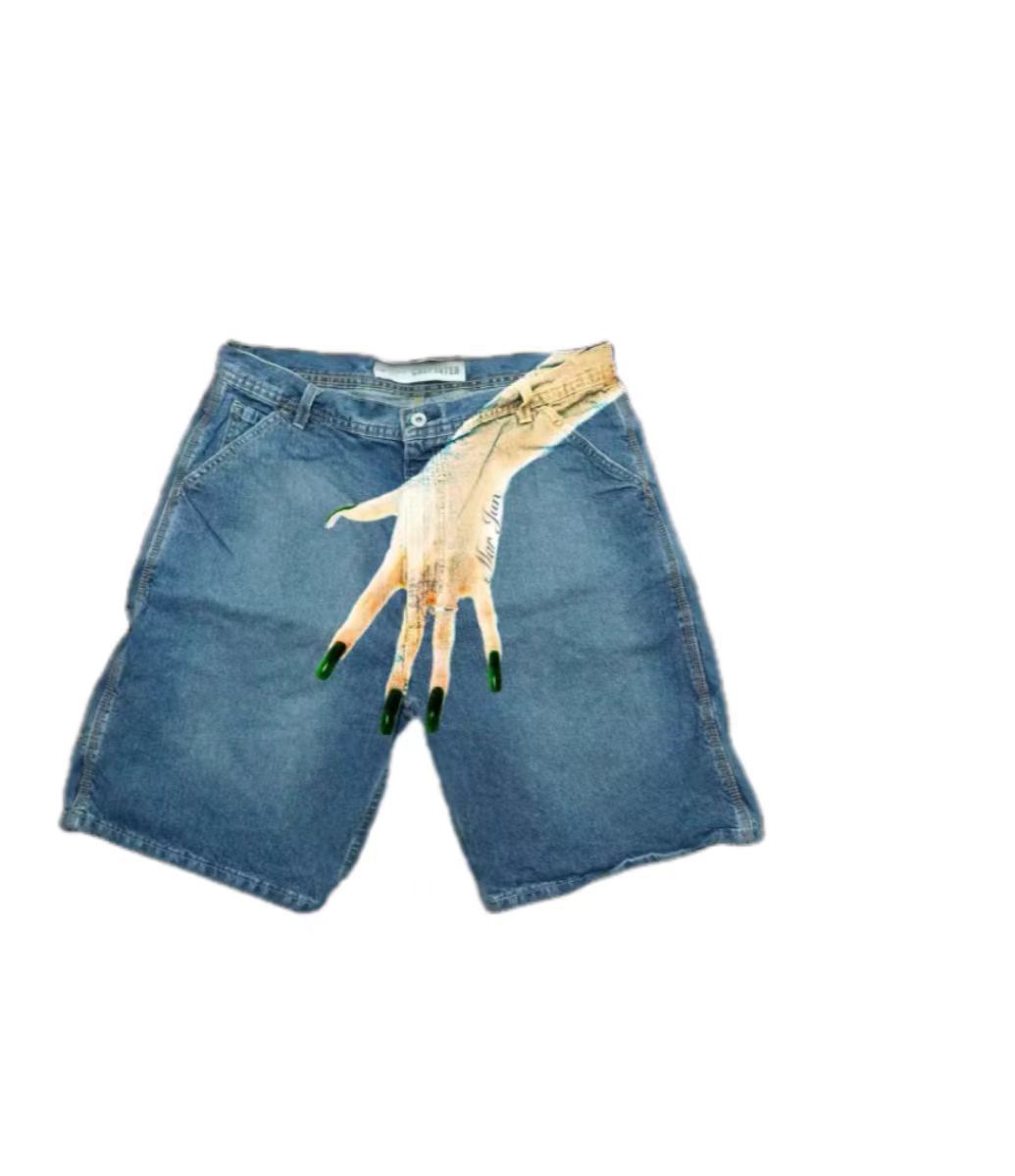 Shorts Jeans Feminino Deeptown - Embroidery Font avaliação e preço