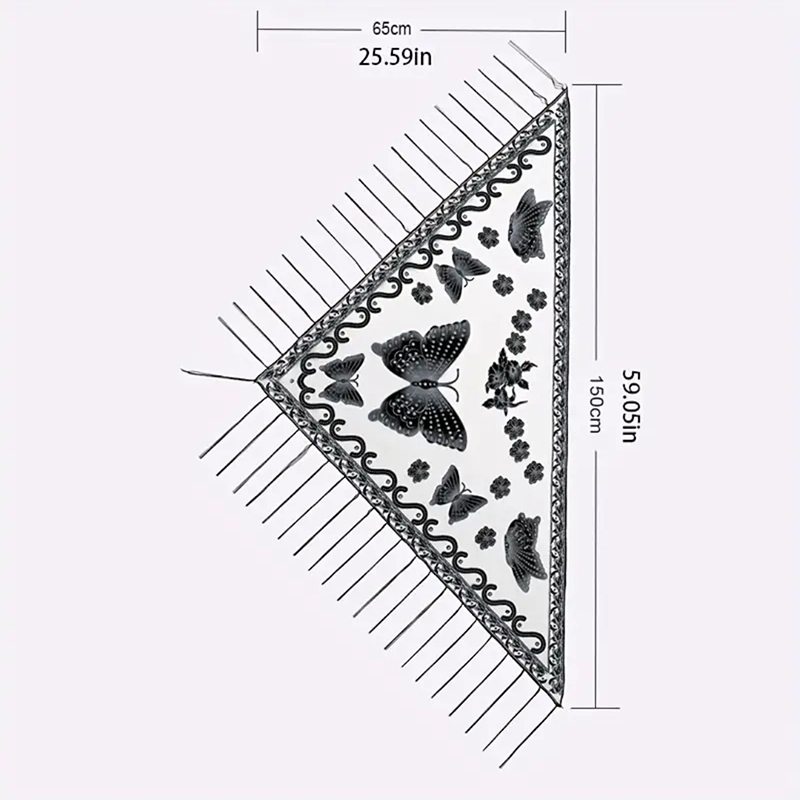 Moda triângulo cachecol borbol - Embroidery Hoop Square avaliação e preço