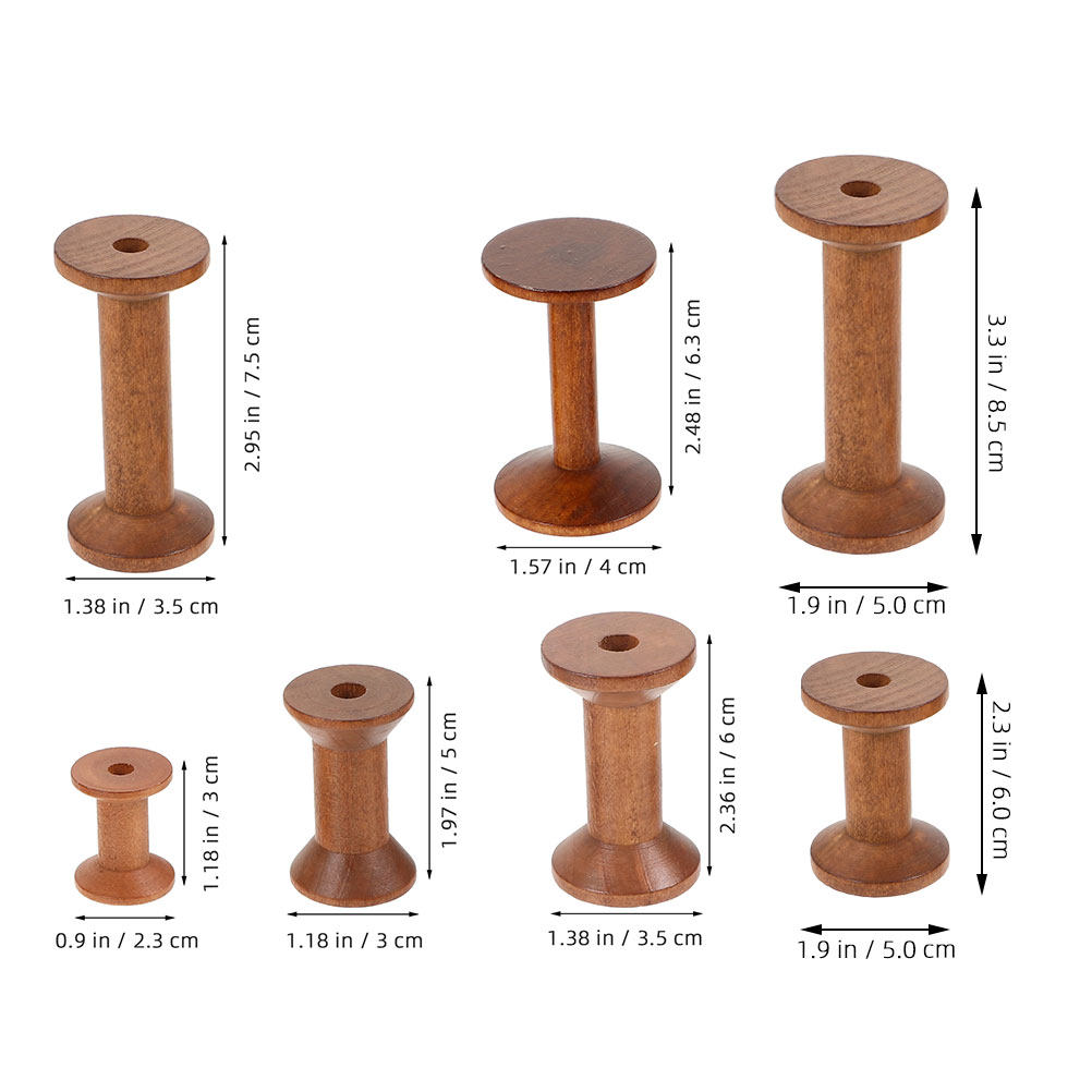 7 Peças de Carretéis de Linha  - Embroidery Thread Yarn avaliação e preço