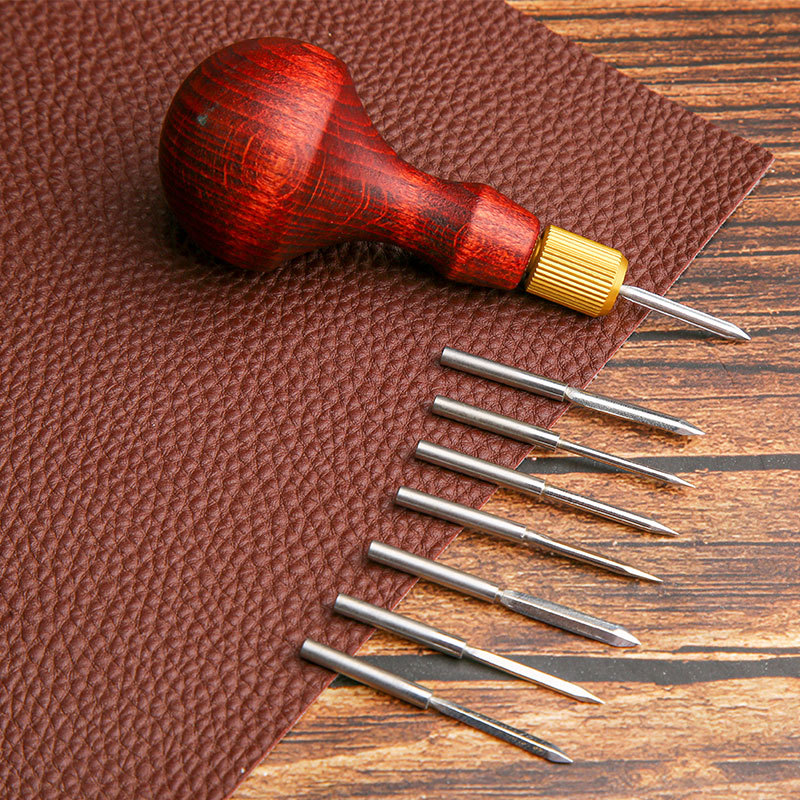 1 conjunto de perfurador de co - Punch Needle Handle avaliação e preço