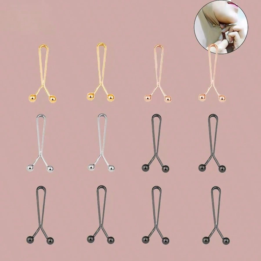 12 Peças de Clipes para Lenços - Embroidery Eyebrow avaliação e preço
