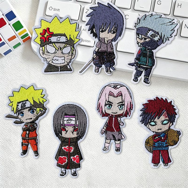 Patch de tecido estilo Naruto, - Embroidery Patches avaliação e preço