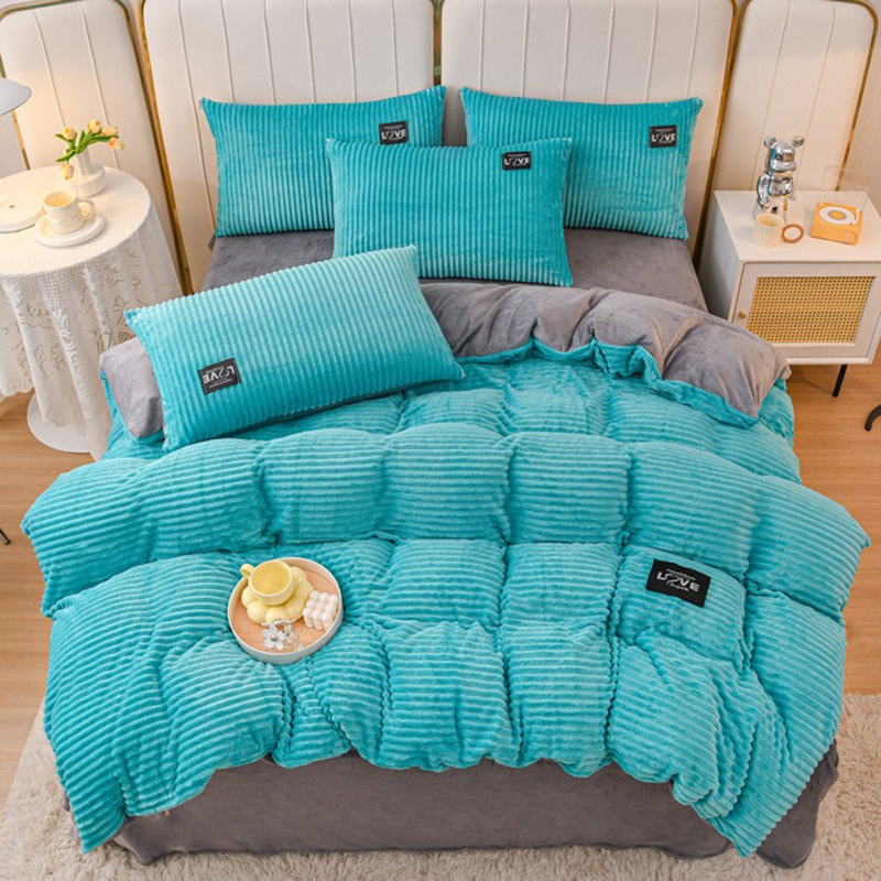Conjunto de Cama de Inverno Qu - Embroidery Quilt Cover avaliação e preço