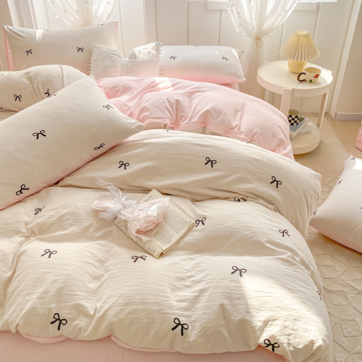 Conjunto de lençóis de 3 peças - Embroidery Quilt Cover avaliação e preço