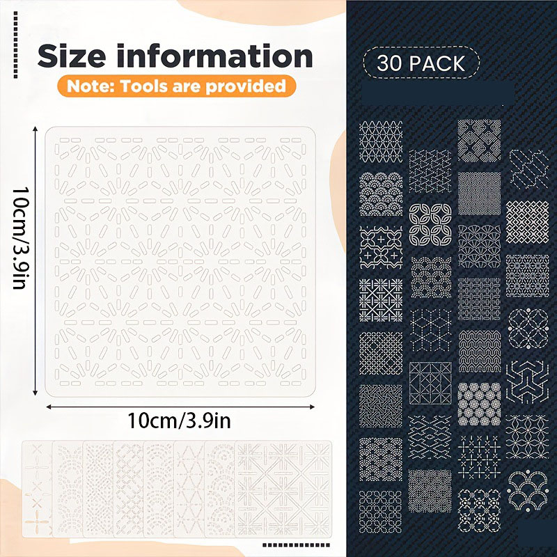 30 peças modelos de bordado di - Embroidery Quilting avaliação e preço