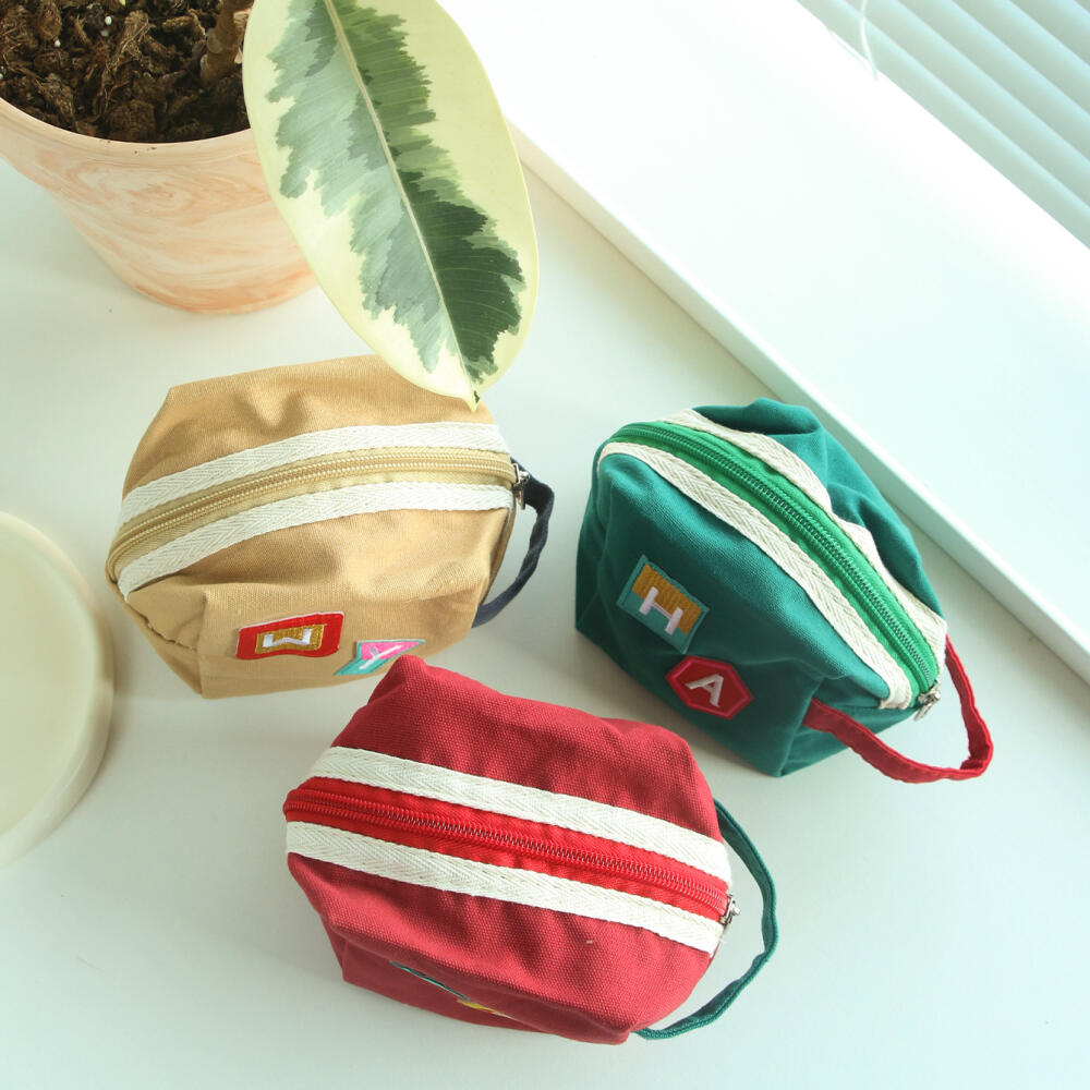 Bolsa Mini de Lona com Zíper P - Embroidery Patches avaliação e preço