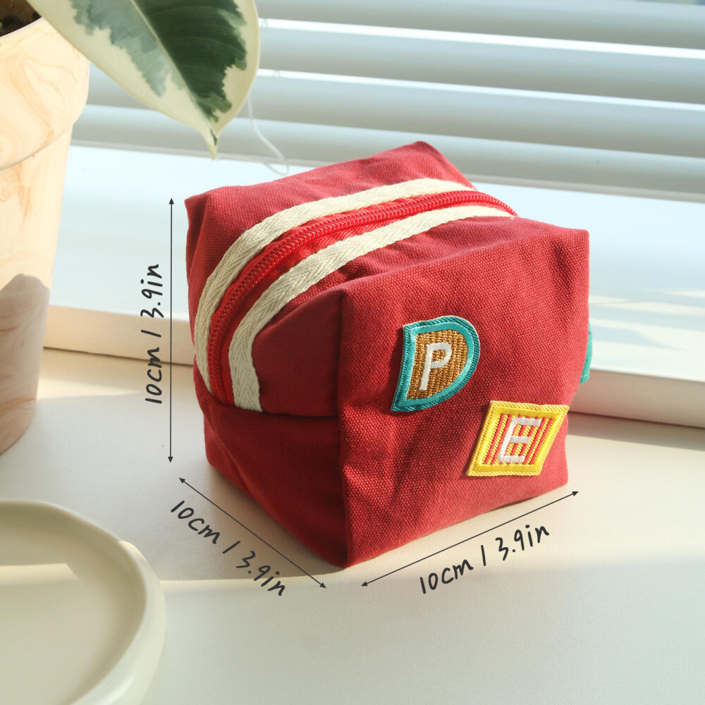 Bolsa Mini de Lona com Zíper P - Embroidery Patches avaliação e preço